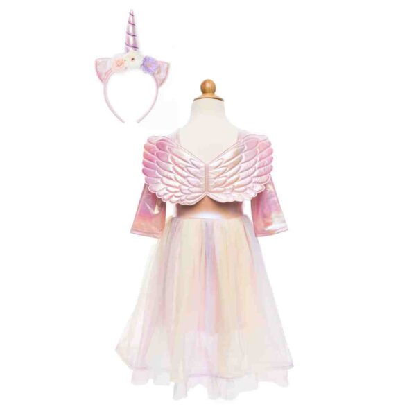 Robe licorne mi-longue avec ailes et serre-tête – Image 3