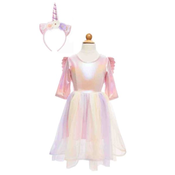Robe licorne mi-longue avec ailes et serre-tête – Image 2