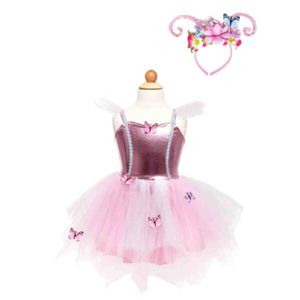 Robe papillon avec serre-tête 5-6 ans – Image 3