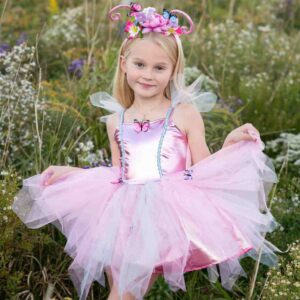 Robe papillon avec serre-tête 5-6 ans